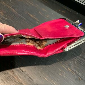 Hot Pink Hobo Wallet